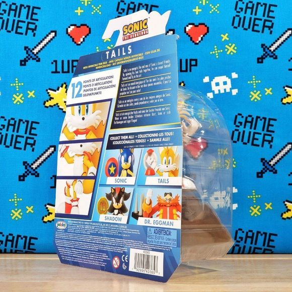 Jakks Pacific Sonic the Hedgehog Tails 4" & Invincible Item Box 2020 Collectible - Picture 3 of 10